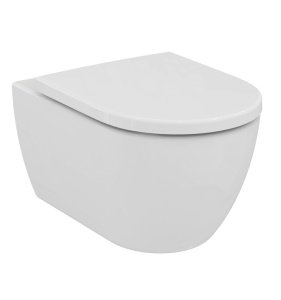 Ideal Standard Ellisse T569201 Подвесной унитаз безободковый с крышкой микролифт (белый)