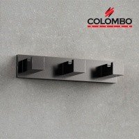 Colombo Design Look LC37.GM - Крючок для халатов | тройной Graphite Matt (графит шлифованный)