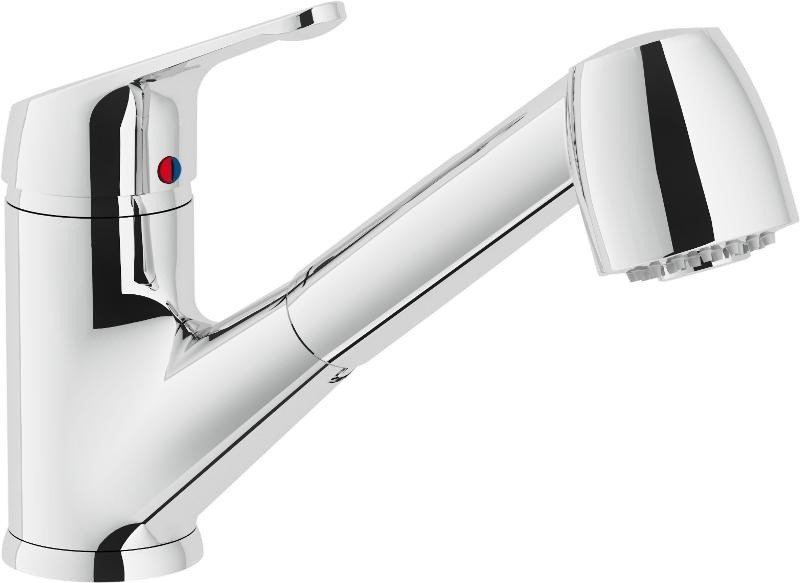 Nobili Hera HE24117CR Смеситель для кухни (хром), в магазине сантехники ...