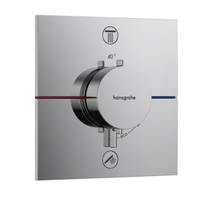 Hansgrohe ShowerSelect Comfort E 15578000 Термостатический смеситель для ванны - внешняя часть (хром)