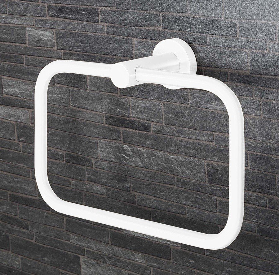 Colombo Design PLUS W4931.BM - Держатель для полотенца, кольцо (цвет: белый - матовый)