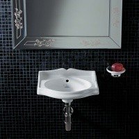 SIMAS Arcade AR035DX - Раковина для ванной 37*28 см | отверстие для смесителя справа