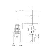 Vincea VSCV-433TGM Термостатический смеситель для ванны на 3 потребителя (вороненая сталь)