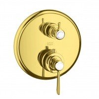 AXOR Montreux 16821990 Термостатический смеситель для ванны (Полированное золото)