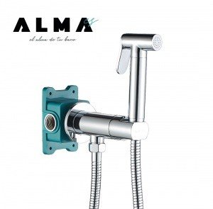 ALMAes AGATA AL-877-01 Гигиенический душ в комплекте с прогрессивным смесителем (хром)