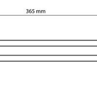 Bemeta Omega 104704142 Двойной держатель для полотенца 365 мм (хром)