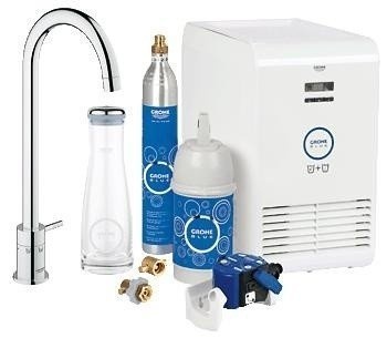Смеситель для кухни 31302 000 GROHE Blue® Minta Mono Chilled and ...
