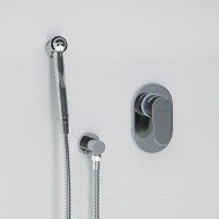 WasserKRAFT Donau A15357 Гигиенический душ - комплект со смесителем (хром)