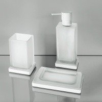 Colombo Design LOOK B9317.BM Дозатор для жидкого мыла 310 мл (белый матовый)