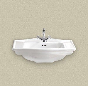 Devon&Devon Westminster IBLM1FWES - Раковина для ванной комнаты 60*43 см (одно отверстие для смесителя)