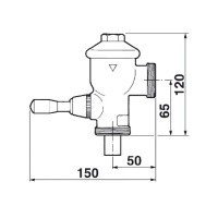 Presto Eyrem 12011 Порционное смывное устройство для писсуара/унитаза (хром)