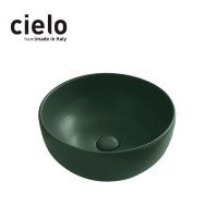 Ceramica CIELO Shui SHBA40 MU - Раковина накладная на столешницу Ø 40 см (Muschio)
