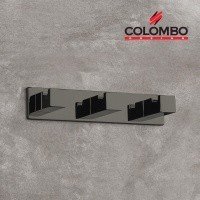 Colombo Design Look LC37.GL - Крючок для халатов | тройной Graphite (Графит полированный)