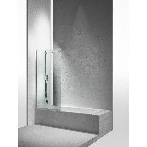 VismaraVetro LV LLV042108001500ST Шторка для ванны 80*150 см левосторонняя (серебро | стекло)