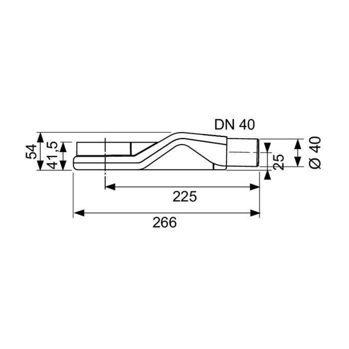 TECE Drainline 650004 Сифон низкий с боковым сливом - для душевого ...