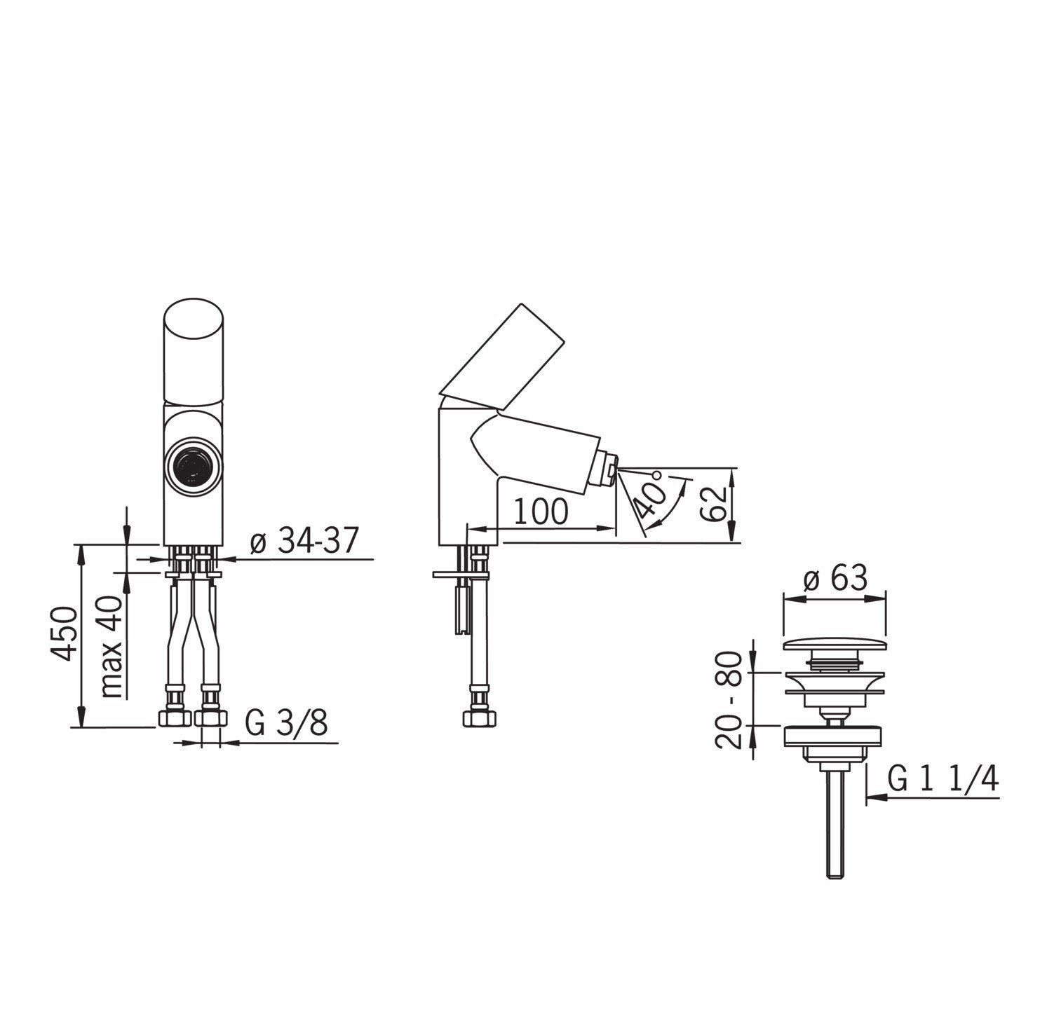 ORAS BAGNO ALESSI DOT 8618F Смеситель для биде (хром), в интернет ...?