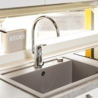 ORAS VIENDA 1739 Смеситель для кухни с подключением для посудомоечной машины (хром)