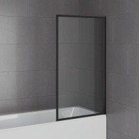 PAINI Screen WT70F Шторка для ванны 700*1400 мм (черный матовый | стекло)