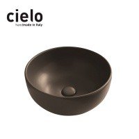 Ceramica CIELO Shui SHBA40 CA - Раковина накладная на столешницу Ø 40 см (Cacao)