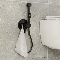 IDDIS Axes 003BLR0i08 Гигиенический душ в комплекте со смесителем (чёрный матовый)
