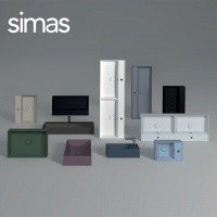 SIMAS Agile AG51 nero matt*1 Раковина универсальная 510*460 см (чёрный матовый)