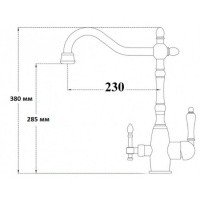 ZORG Sanitary ZR312YF-50-Br Смеситель для кухни