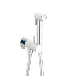 HUBER Shower CV0079754Q Гигиенический душ - комплект c прогрессивным смесителем (белый матовый)
