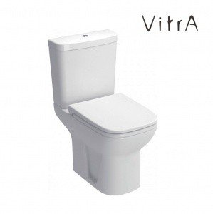 VITRA S20 9819B003-7202 Унитаз напольный компакт, с керамическим бачком и сиденьем 
