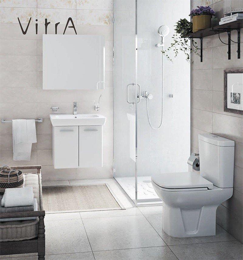 VITRA S20 9819B003-7202 Унитаз напольный компакт, с керамическим бачком ...