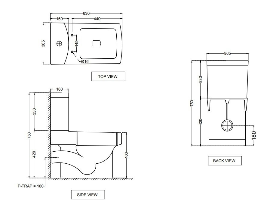 Jaquar Fonte FNS-WHT-40201 бачок для унитаза, в магазине сантехники ...