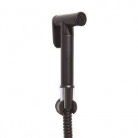 Fiore XENON настенный гигиенический душ в комплекте с настенным смесителем (цвет чёрный матовый), недорого со скидкой купить в магазине сантехники SANTEHMAG.RU