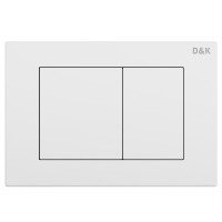 D&K DI8640116 Система инсталляции для подвесного унитаза | в комплекте с клавишей смыва (белый матовый)