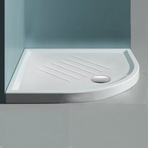 GSI ceramica DOCCIA 349711 Угловой керамический поддон 90*90 см (белый глянцевый)