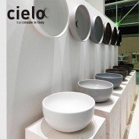 Ceramica CIELO Shui SHBA40 CM - Раковина накладная на столешницу Ø 40 см (Cemento)