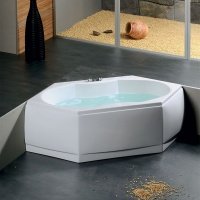 Акриловая ванна ALPEN Tokata 136 17111, гарантия 10 лет, неправильная форма, объём 240 литров, цвет - euro white (европейский белый)