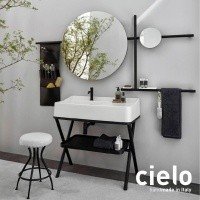 Ceramica CIELO Siwa SWST CM - Консоль для раковины | стальная (Cemento)