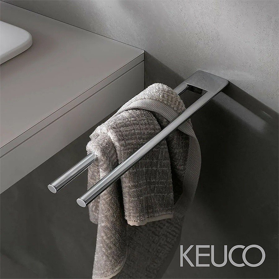 KEUCO Edition 400 11518 010000 - Держатель для полотенец | двойной (хром)