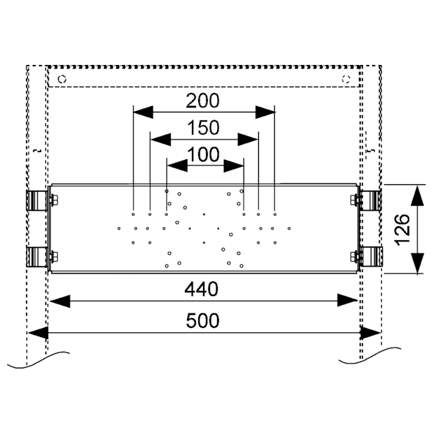 TECE Profil 9020041 Пластина для монтажа скрытых и внешних фитингов ...