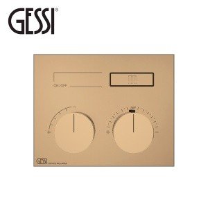 GESSI HI-FI Compact 63002 735 Термостатический смеситель для душа | Warm Bronze PVD (бронза полированная)