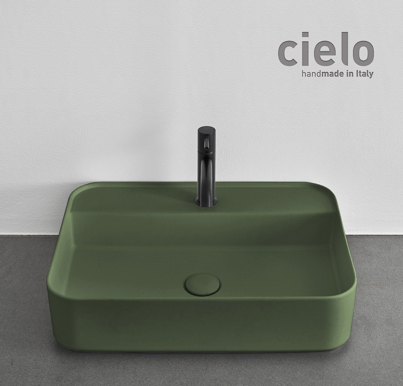 Ceramica CIELO Shui Comfort SHCOLARF AG Раковина для ванной комнаты 60*43 см | подвесная - накладная (Agave)