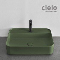 Ceramica CIELO Shui Comfort SHCOLARF AG Раковина для ванной комнаты 60*43 см | подвесная - накладная (Agave)