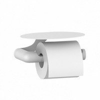 IDDIS Noa NOAWT00i43 Держатель туалетной бумаги с полочкой (белый матовый)