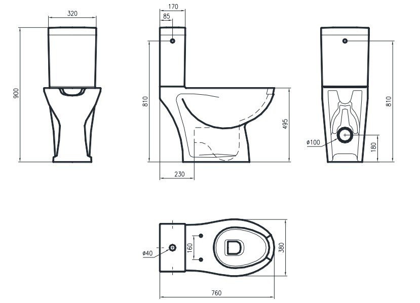 NOFER 21M Унитаз - компакт для инвалидов, в интернет-магазине ...