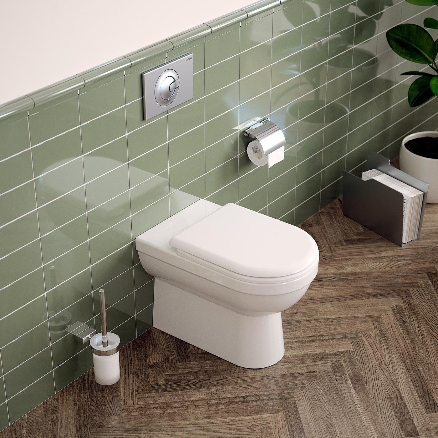 Creavit Vitroya VT350-00CB00E-0000 Унитаз напольный с функцией биде ...