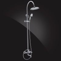 Elghansa PRAKTIC Shower Set 2302660-2F Душевая система с изливом для ванны (цвет хром), купить недорого со скидкой в магазине сантехники SANTEHMAG.RU
