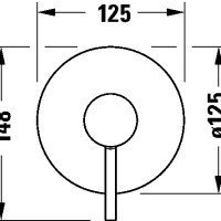 Duravit Circle CE4210007010 Смеситель для душа (хром)