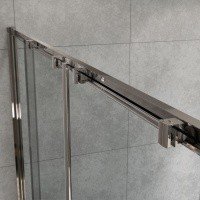 Vincea Garda VDS-1G2190CL Душевая дверь 1900*1900 мм (профиль хром | витраж прозрачное стекло)