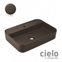 Ceramica CIELO Shui Comfort SHCOLARF CA Раковина для ванной комнаты 60*43 см | подвесная - накладная (Cacao)