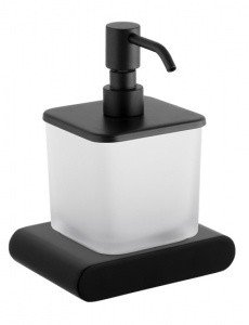 REMER Lounge LN13NO Дозатор для жидкого мыла подвесной (матовое стекло | черный матовый)