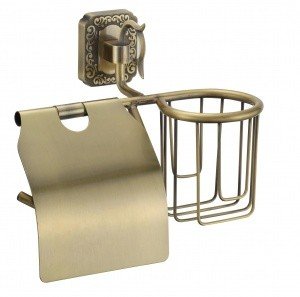 Savol Серия 64 S-L06451 Держатель для туалетной бумаги с держателем освежителя воздуха (бронза)